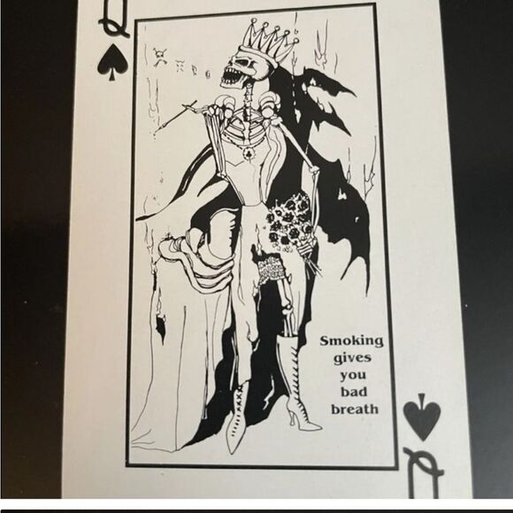 Vintage 1985 Don’t Smoke Yourself to Death Playing Cards Cigarettes New Sealed - Picture 4 of 8